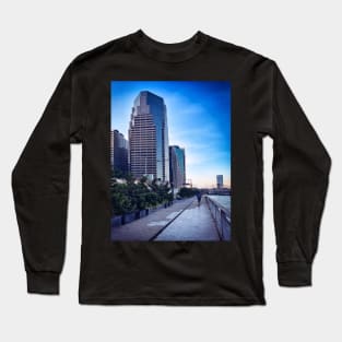 Financial District & Skyscrapers, Manhattan, New York Long Sleeve T-Shirt